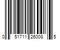 Barcode Image for UPC code 051711260085