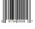 Barcode Image for UPC code 051734000057