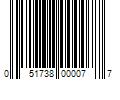 Barcode Image for UPC code 051738000077