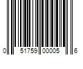 Barcode Image for UPC code 051759000056