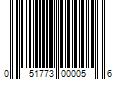 Barcode Image for UPC code 051773000056