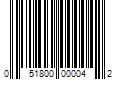 Barcode Image for UPC code 051800000042