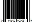 Barcode Image for UPC code 051800000059