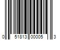 Barcode Image for UPC code 051813000053