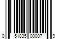 Barcode Image for UPC code 051835000079