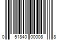 Barcode Image for UPC code 051840000088