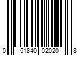 Barcode Image for UPC code 051840020208