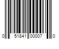 Barcode Image for UPC code 051841000070