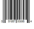 Barcode Image for UPC code 051857008954