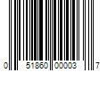 Barcode Image for UPC code 051860000037