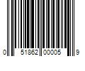 Barcode Image for UPC code 051862000059