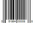 Barcode Image for UPC code 051864000088