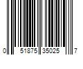 Barcode Image for UPC code 051875350257