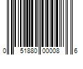 Barcode Image for UPC code 051880000086