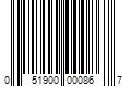 Barcode Image for UPC code 051900000867