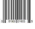 Barcode Image for UPC code 051900016035