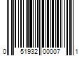 Barcode Image for UPC code 051932000071