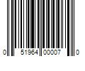 Barcode Image for UPC code 051964000070