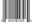 Barcode Image for UPC code 052000003062