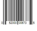 Barcode Image for UPC code 052000006735