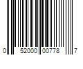 Barcode Image for UPC code 052000007787