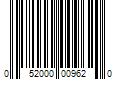 Barcode Image for UPC code 052000009620