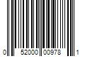 Barcode Image for UPC code 052000009781