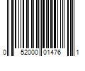 Barcode Image for UPC code 052000014761