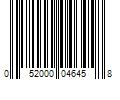 Barcode Image for UPC code 052000046458