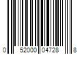 Barcode Image for UPC code 052000047288