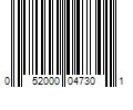 Barcode Image for UPC code 052000047301