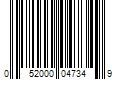 Barcode Image for UPC code 052000047349