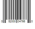 Barcode Image for UPC code 052000047660