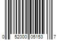 Barcode Image for UPC code 052000051537