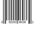 Barcode Image for UPC code 052000060362