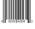 Barcode Image for UPC code 052000425352