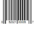 Barcode Image for UPC code 052021000057