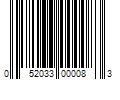 Barcode Image for UPC code 052033000083