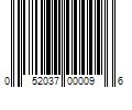 Barcode Image for UPC code 052037000096