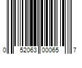 Barcode Image for UPC code 052063000657