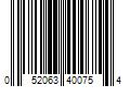 Barcode Image for UPC code 052063400754