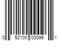 Barcode Image for UPC code 052100000961