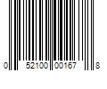 Barcode Image for UPC code 052100001678