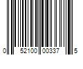 Barcode Image for UPC code 052100003375