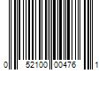 Barcode Image for UPC code 052100004761