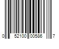 Barcode Image for UPC code 052100005867