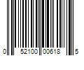 Barcode Image for UPC code 052100006185