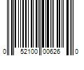 Barcode Image for UPC code 052100006260