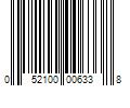 Barcode Image for UPC code 052100006338