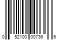 Barcode Image for UPC code 052100007366